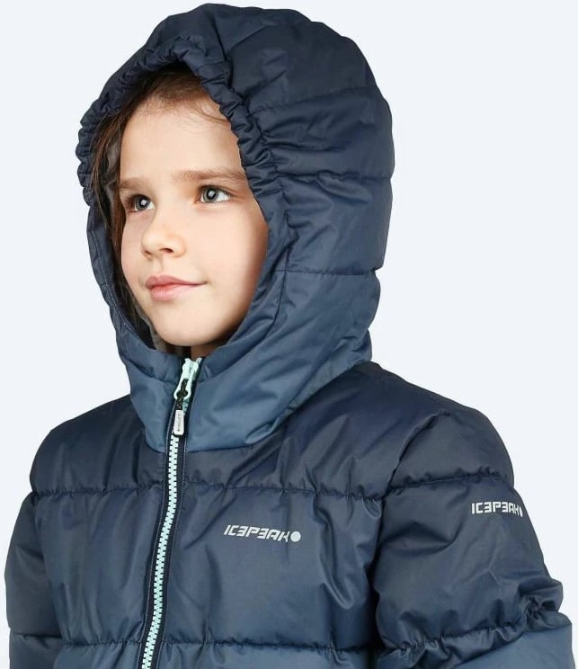 Jakne për fëmijë Icepeak, gri-turkeze