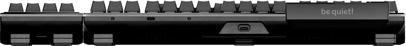 Tastierë mekanike gaming be quiet! Dark Mount Silent Linear, USB Type-C, RGB LED, Full-size, QWERTY US, e zezë