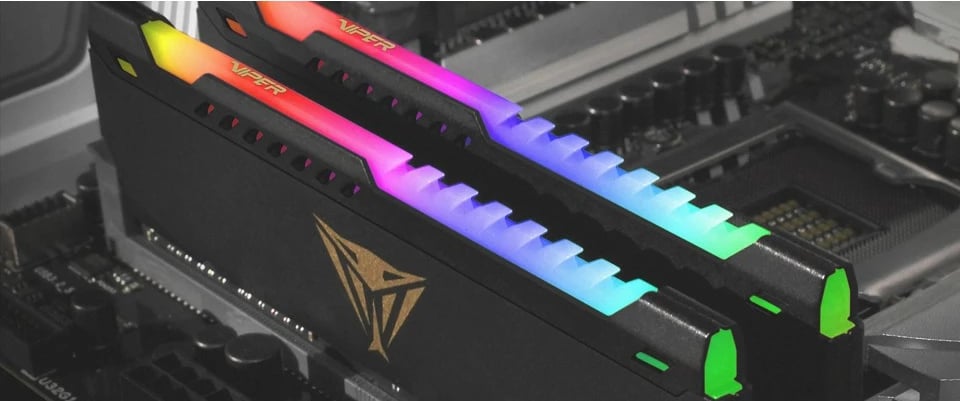RAM Memorje Patriot Viper Steel RGB 32GB (2x16GB) DDR4 3200MHz, e zezë