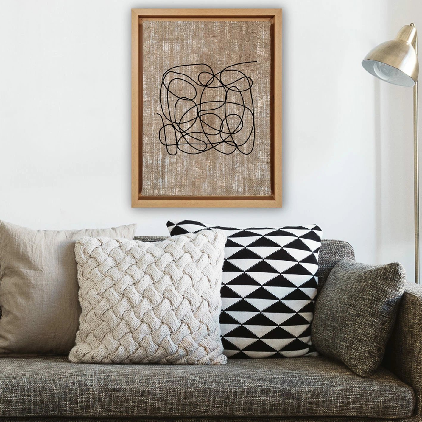 Pikturë dekorative në kanavacë Wallity, shumëngjyrëshe, LNJ818206842822 - 96136, 96x136cm