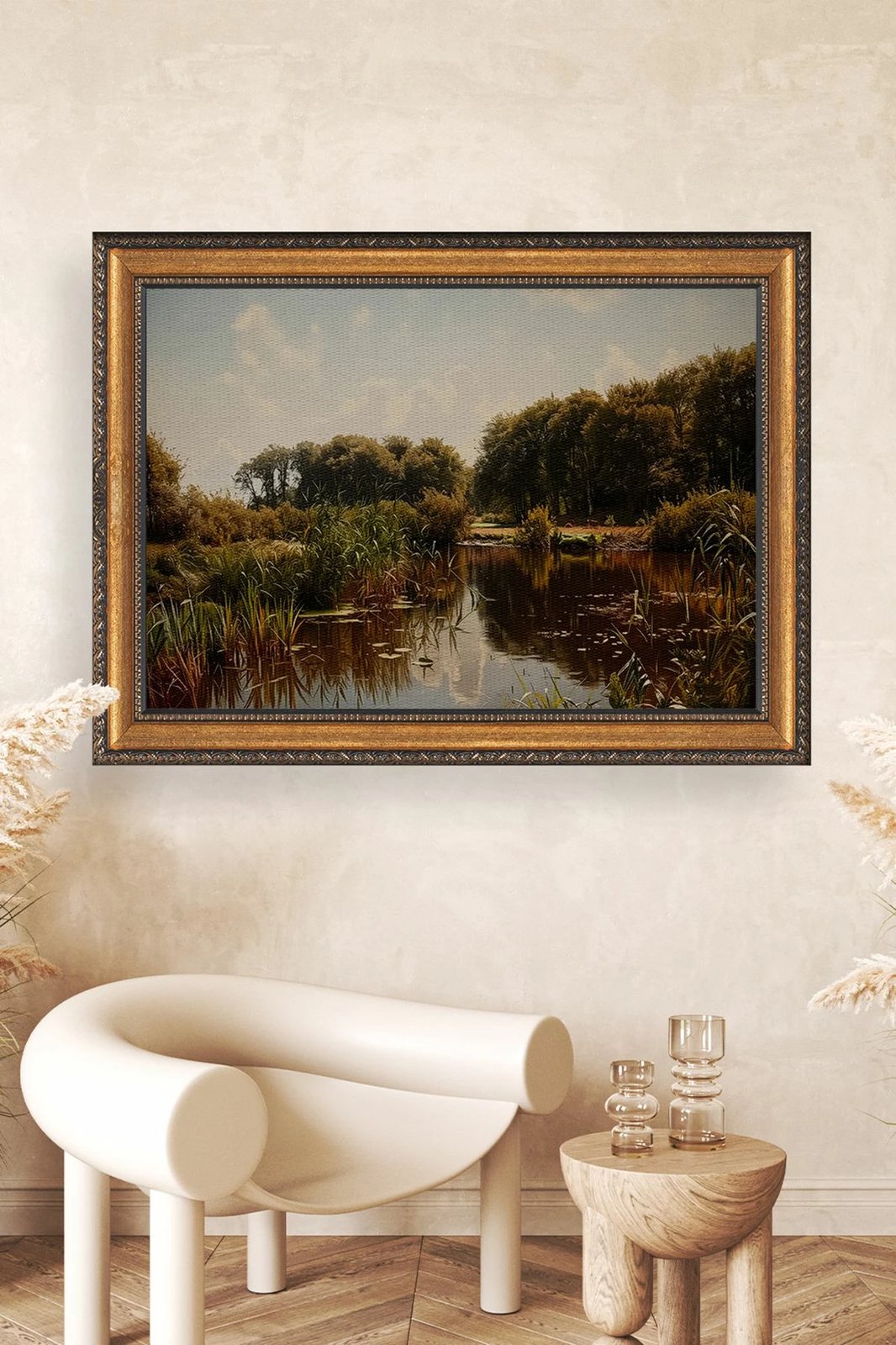 Pikturë dekorative në kanavacë me kornizë, shumëngjyrëshe, Wallity, ATCRCVCNVSMDL62, 40x60cm