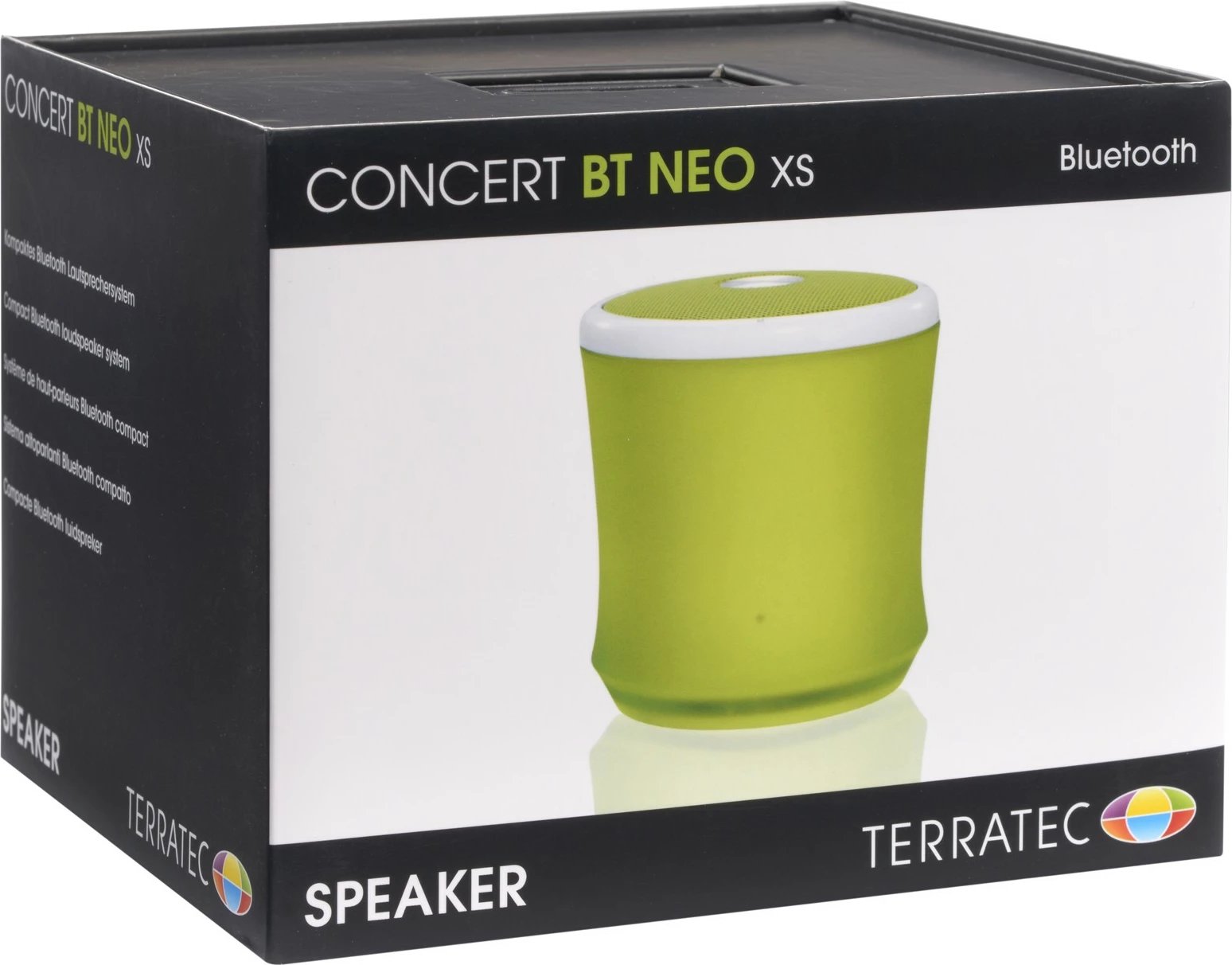 Boks portabil TerraTec 145357, Bluetooth, 2.2W, 500mAh, i gjelbër