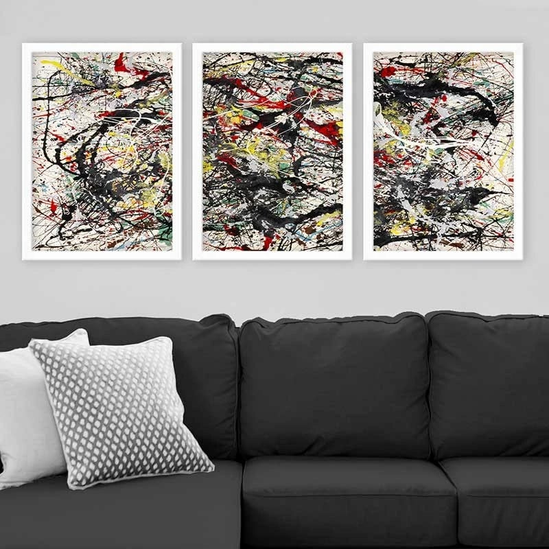 Pikturë dekorative me kornizë (3 copë), Wallity, 3BC_UN1438755097_3545