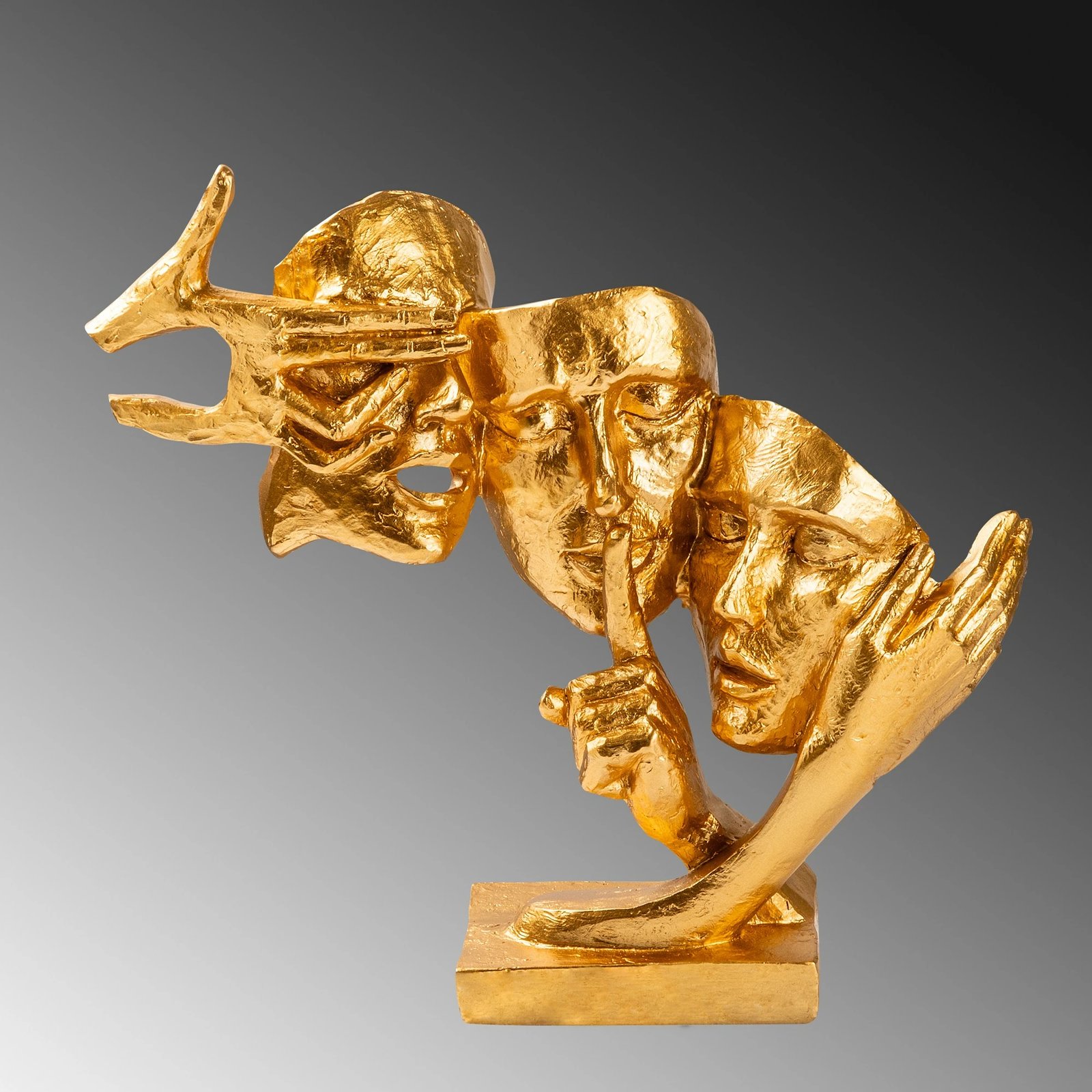 Objekt dekorativ Evila Originals, ngjyrë ari, Yak-034 Objekt dekorativ Evila Originals, ngjyrë ari, Yak-034