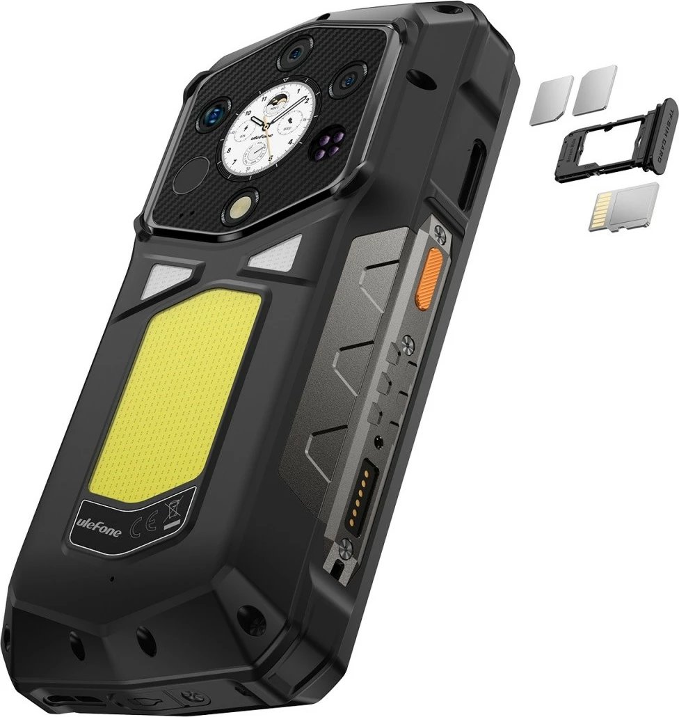 Celular Ulefone Armor 29 Pro Thermal (UF-A29PT) 5G 16/512GB 6.67" AMOLED 120 Hz bateri 21200 mAh IP68/IP69K Black