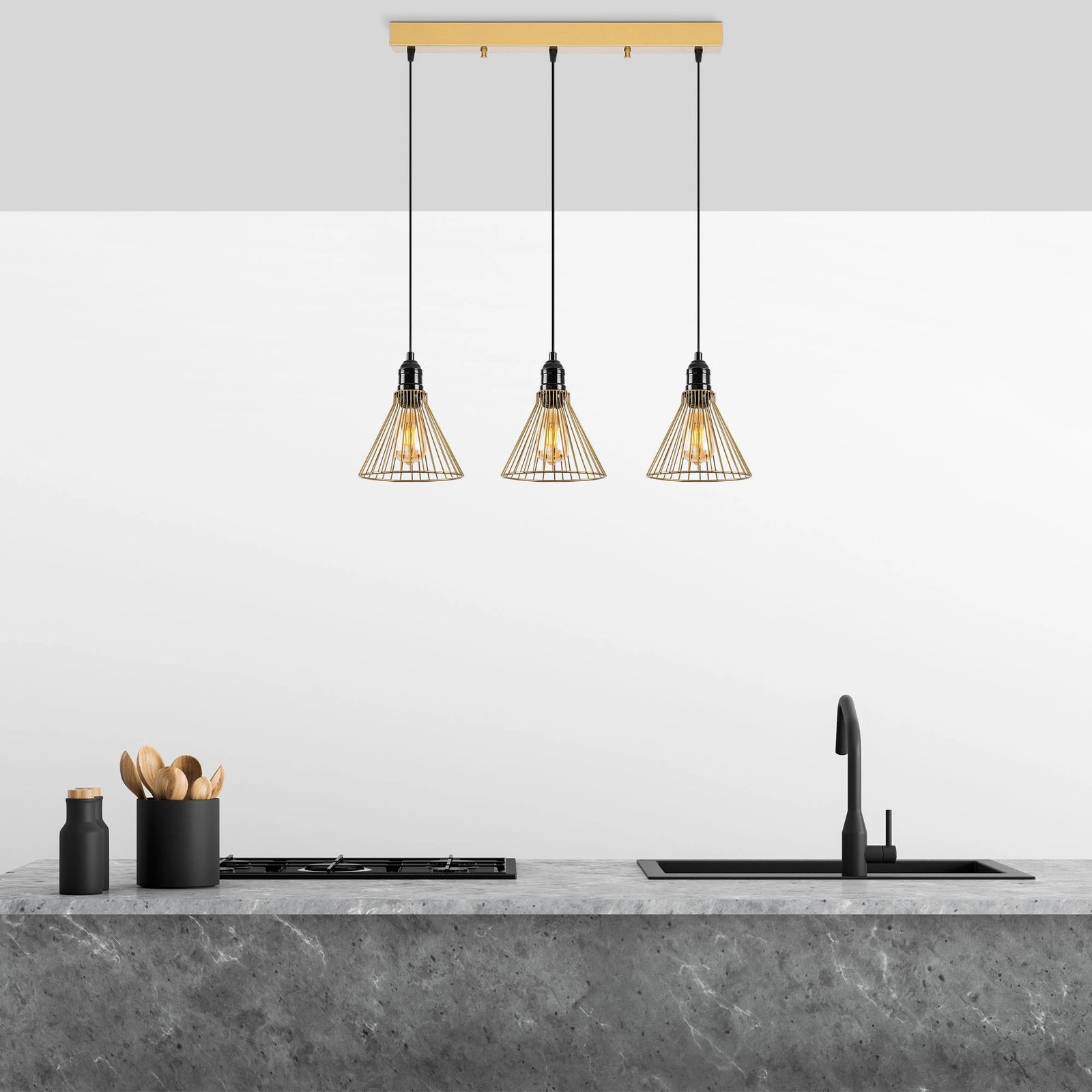 Llambë tavani Opviq, Rozye - 11296, ngjyrë ari