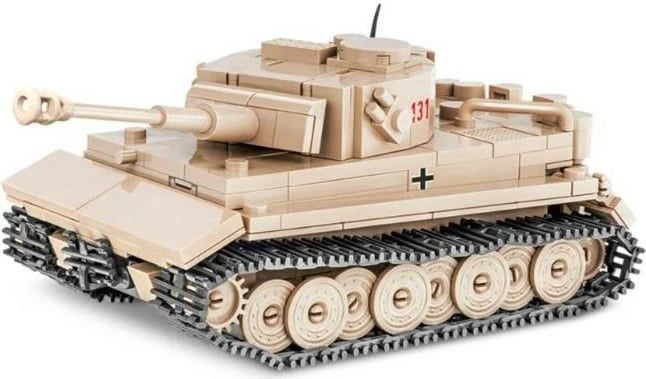 Set blloqesh Cobi Klocki PzKpfw VI Tiger 131, 340 pjesë, bezhë