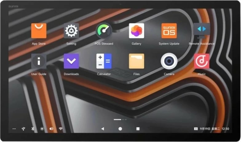 Monitor me prekje Sunmi, 15.6 inç, për T3/T3 80mm, i zi
