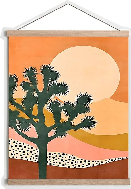 Pikturë dekorative me kornizë, shumëngjyrëshe, Wallity, MRG02, 50x70cm