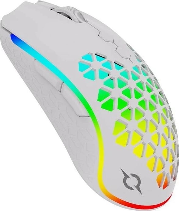 Maus ergonomik Aqirys Polaris, RGB, i bardhë