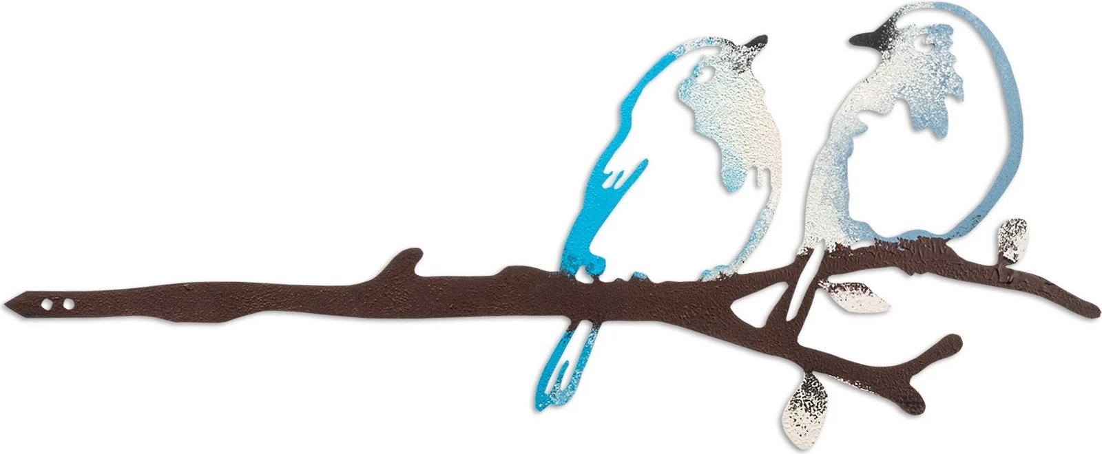 Objekt dekorativ për kopsht, dizajn Aberto, zogj në degë, 26