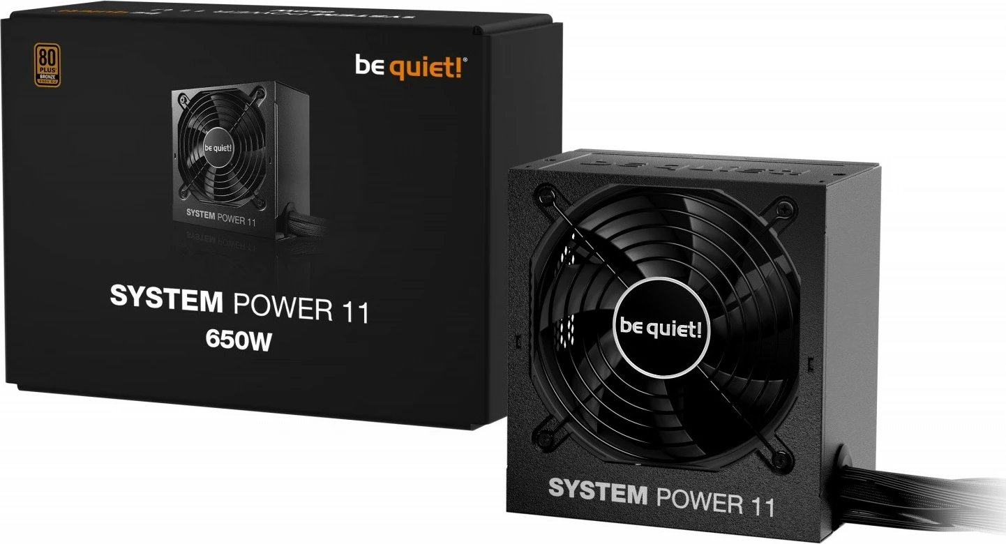 Kasë Be quiet! System Power 11, 650W, 80 PLUS Bronze, e zezë