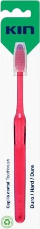 Furçë dhëmbësh e fortë KIN unisex e kuqe
