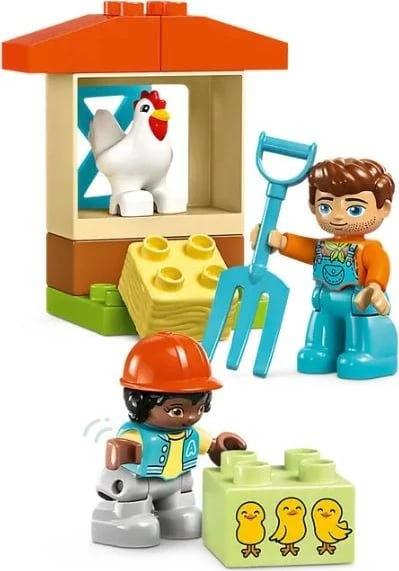 Set lodrash LEGO DUPLO 10416 Farm Animal Care, 74 pjesë, plastikë, për fëmijë, shumëngjyrëshe