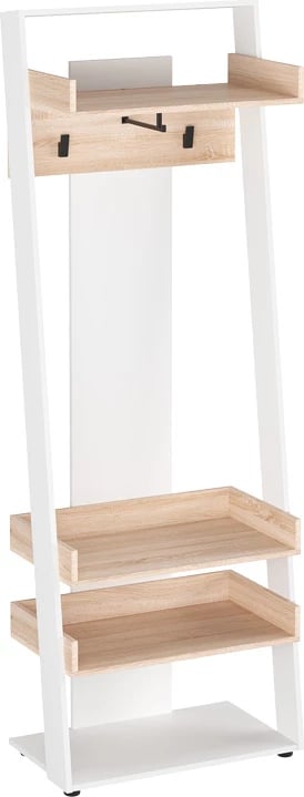 Mobilje hyrëse Sciove, ngjyrë e bardhë-natyrale, 70x40x200cm