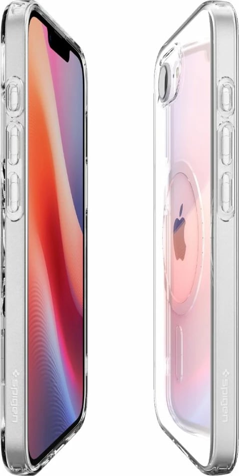 Mbështjellës Spigen Liquid Crystal Mag MagSafe për iPhone 16e, Transparent
