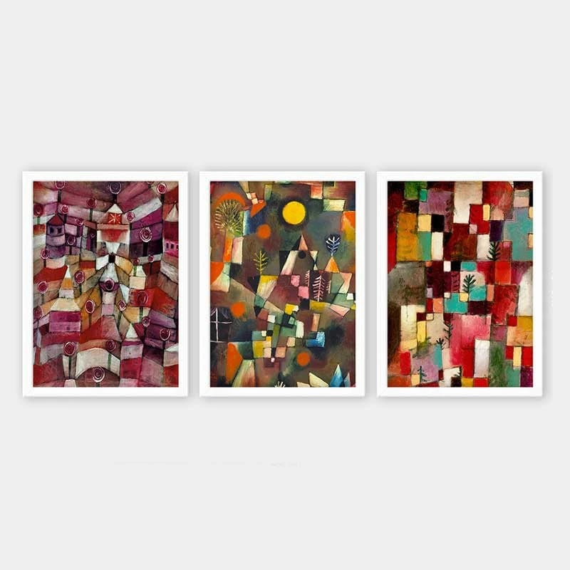 Piktura dekorative me kornizë (3 copë), Wallity, 3BC_UN811500 _3545