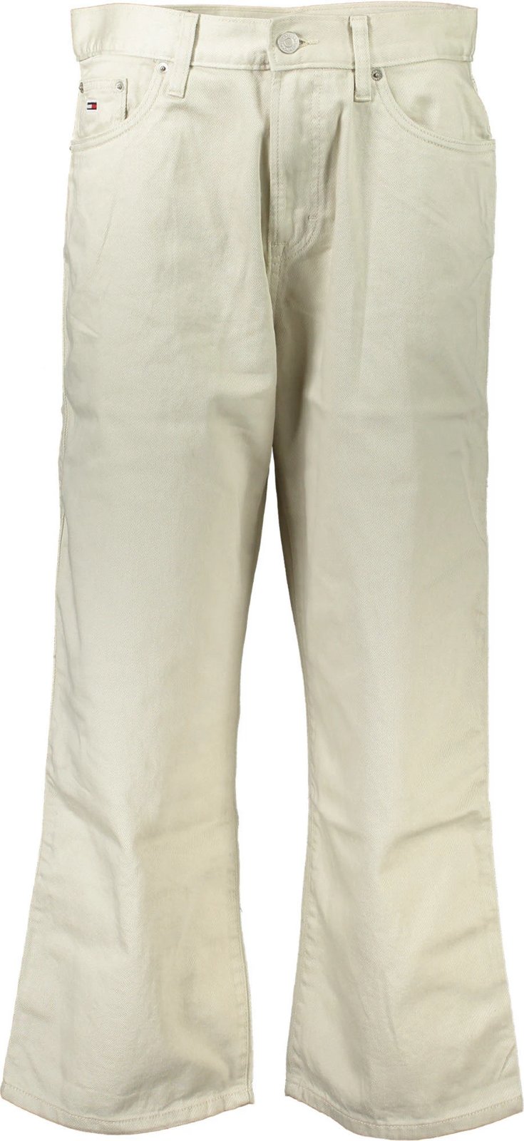 Pantallona xhins Tommy Hilfiger denim për femra, bezhë