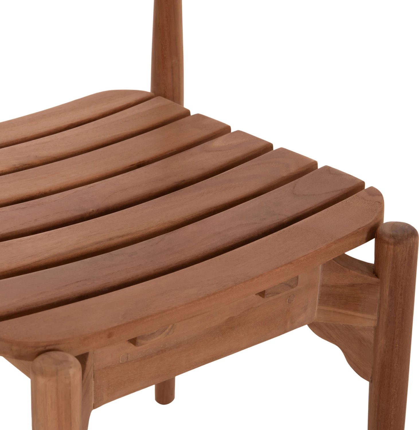 Karrige për ngrënie jashtë, dru tik, DONNY, 52x54x74cm