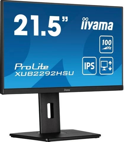 Monitor iiyama ProLite XUB2292HSU-B6, 22", Full HD, LED, i zi