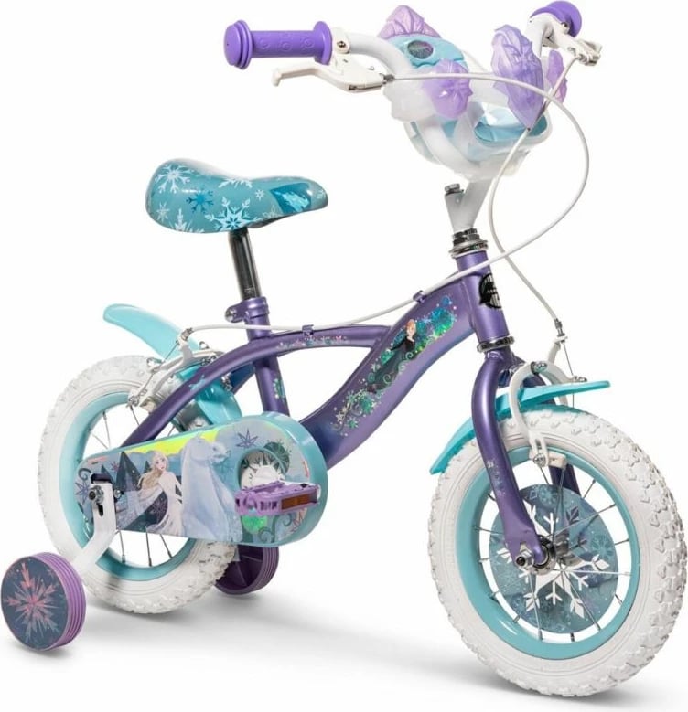 Bicikletë fëmijësh Huffy Disney Frozen, vajza, vjollcë/blu