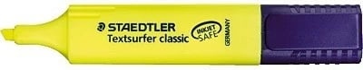 Marker STAEDTLER 364-1, verdhë, majë shpatule, 1 mm