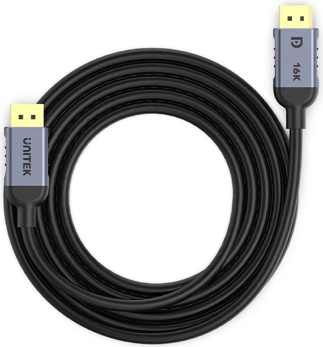 Kabllo DisplayPort UNITEK C1626GY01-2M, 2 m, Gri