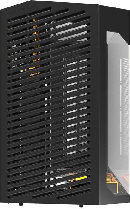 Kasë Darkflash DY470 midi tower, ATX/mATX/ITX, 4 ventilatorë ARGB, xhami i temperuar, USB-C, e zezë, set 4 ventilatorë