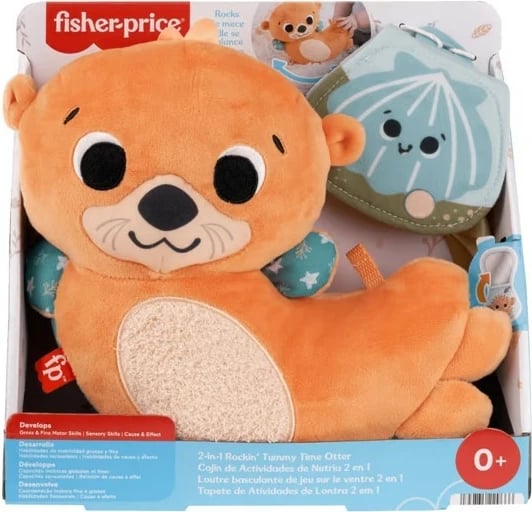 Lodër pelushi Fisher Price Swung Winder 2-in-1, HXG96, portokalli