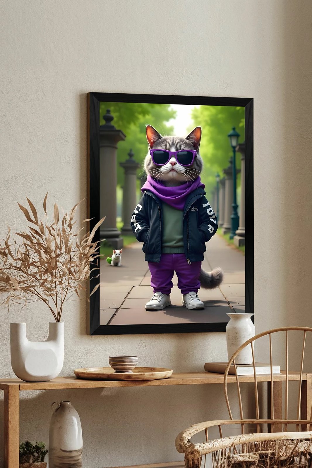 Pikturë dekorative, shumëngjyrëshe, Wallity, Arthynmodel3348-21, 33x48cm