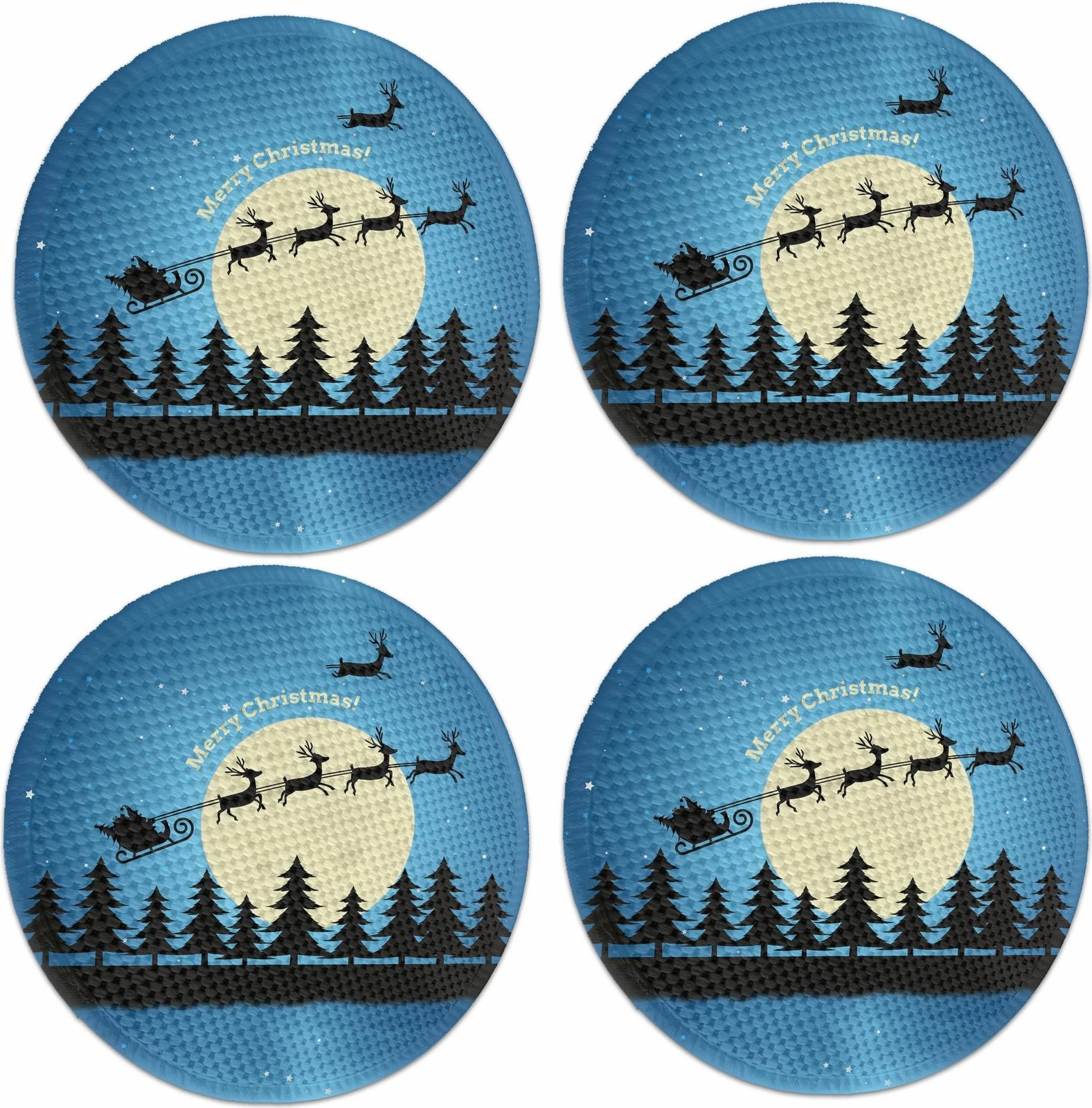 Set nënshimesh tavoline Hermia Concept, shumëngjyrëshe, 37cm (4 copë), 4072Supla