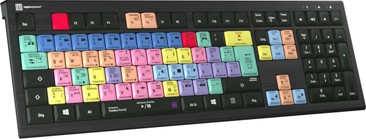 Tastierë LogicKeyboard Astra 2 Adobe Premiere Pro CC DE (PC)