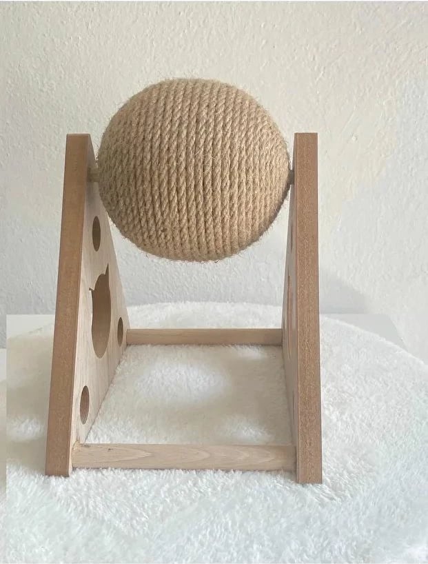 Lodër prej pëlhure për mace, Paws & Whiskers, Milo, bezhë