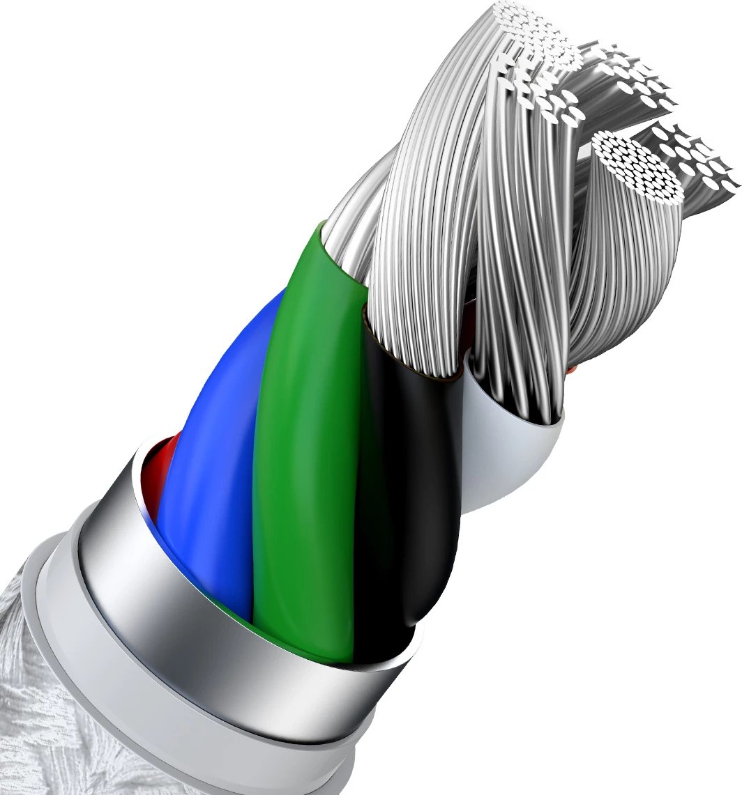 Kabllo Baseus Cafule Series Metal Data CATLJK-B02, USB-C në Lightning, 2m, 20W, Bardhë Kabllo Baseus Cafule Series Metal Data CATLJK-B02, USB-C në Lightning, 2m, 20W, Bardhë