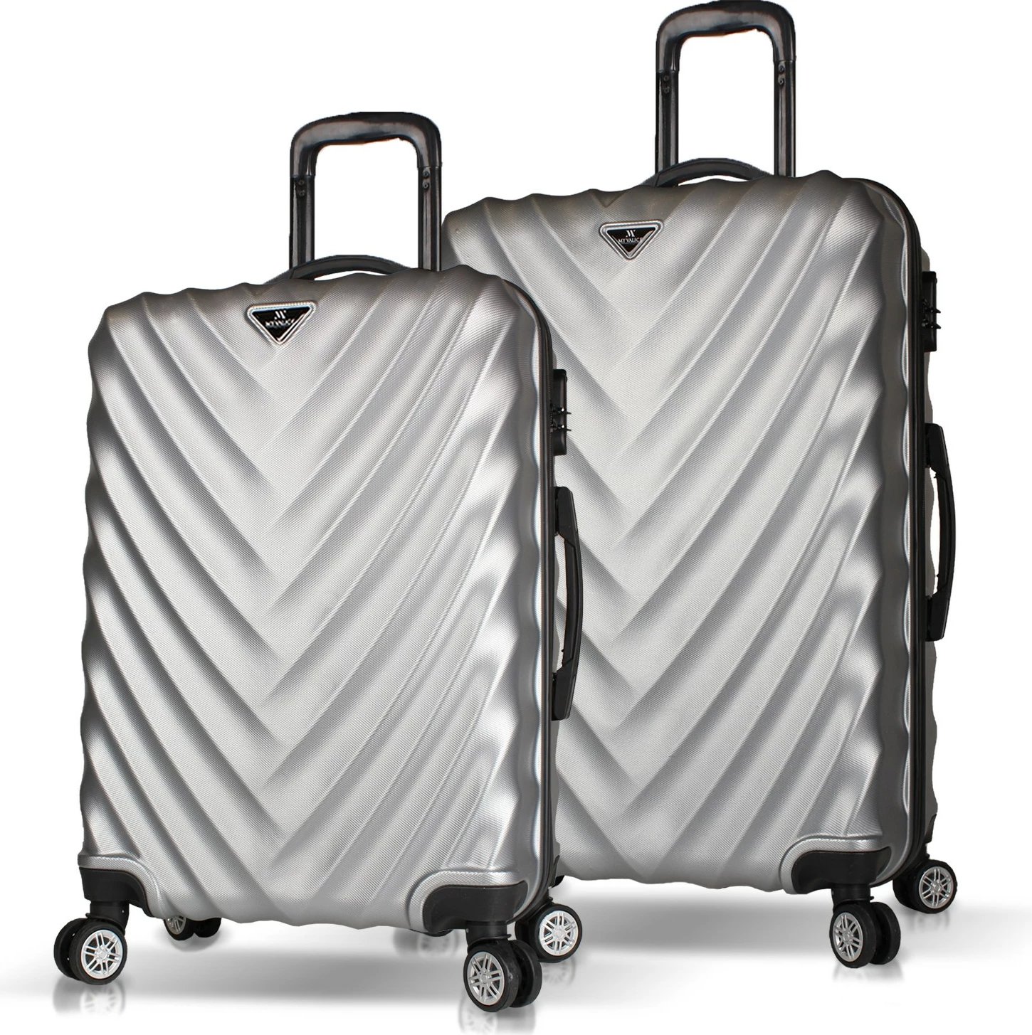 Set valixhesh (2 copë), ngjyrë gri, Zoozie Bags, 6876