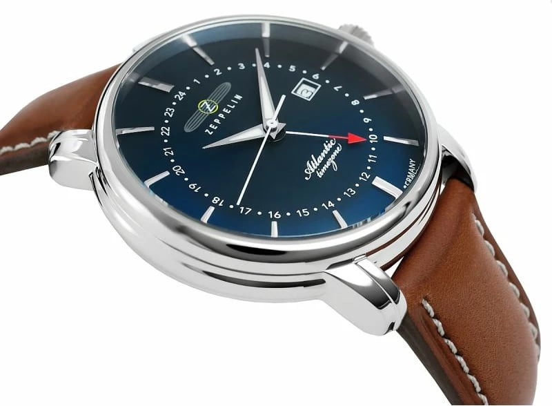 Orë dore për meshkuj Zeppelin, kafe