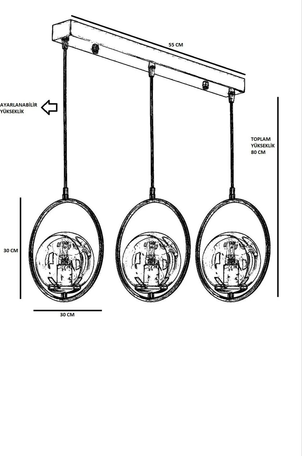 Llambadar Opviq, bakër, 8489-6