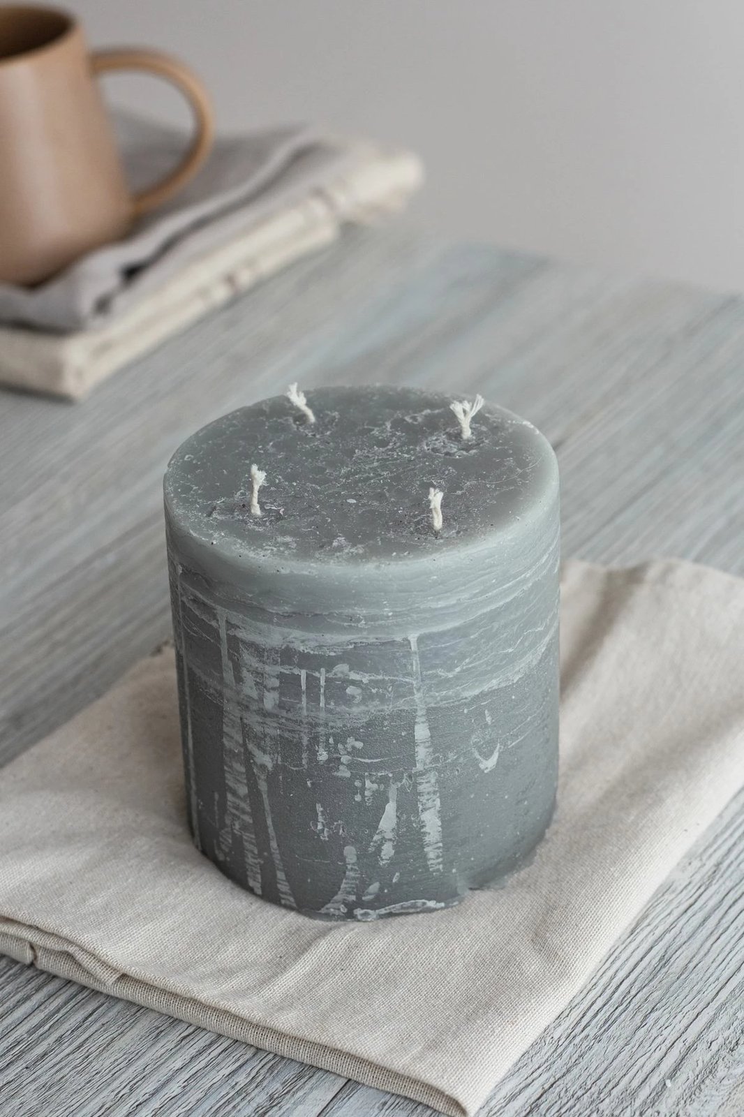 Qiri bllok, ngjyrë kaki, aromë pylli, 10x10cm