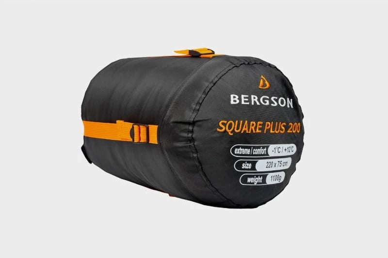 Thes gjumi Bergson Square plus 200 për meshkuj dhe femra, e zezë