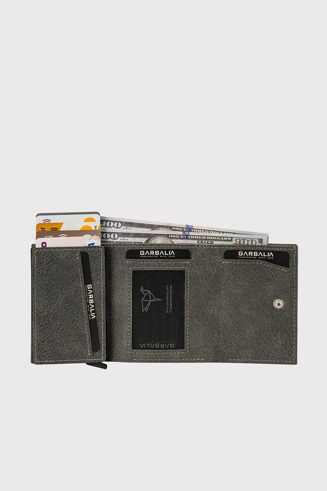 Portofol unisex Zoozie Bags, Malta, ngjyrë gri