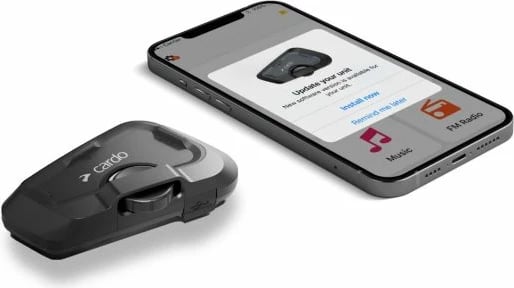 Interkom për helmetë Cardo, i zi