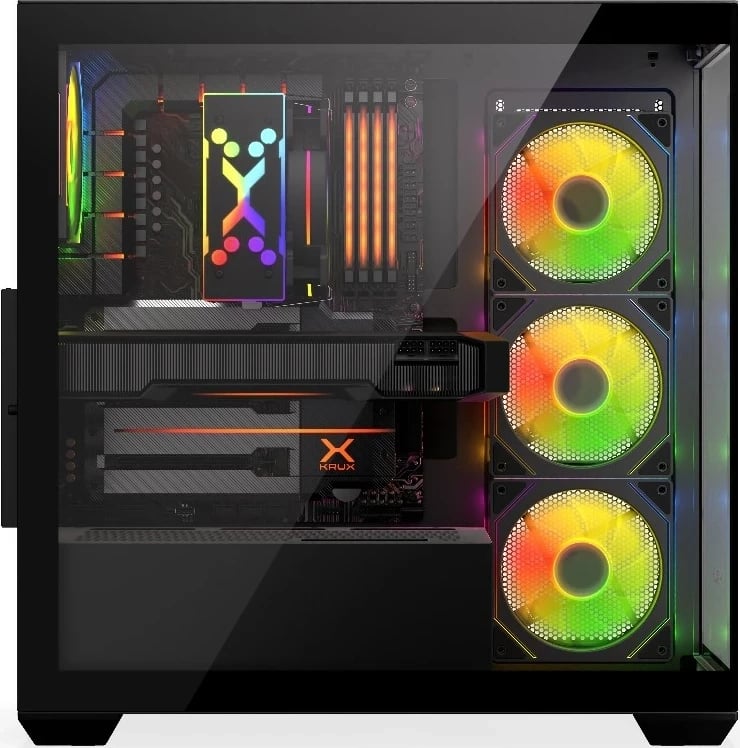 Kasë KRUX EXO KRXD004, e zezë Kasë KRUX EXO KRXD004, e zezë