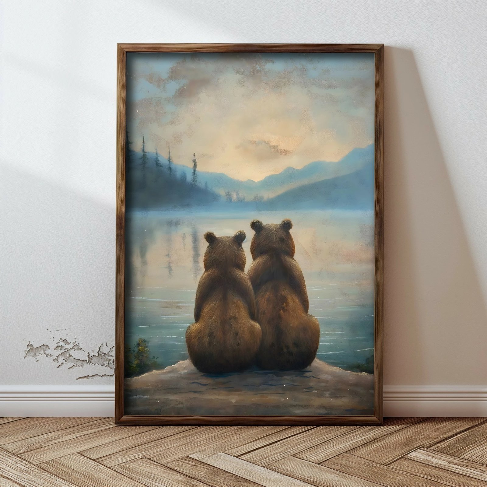 Pikturë dekorative me kornizë MDF, Wallity, GE231-L