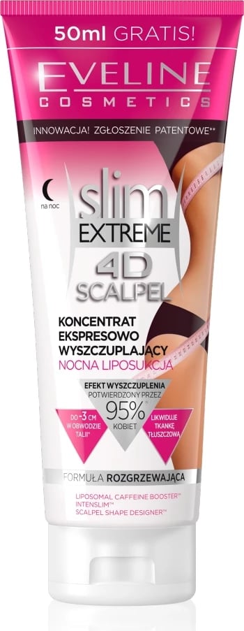 Balsam për dobësim trupor Eveline Cosmetics Slim Extreme 4D Scalpel Express për femra, 250ml