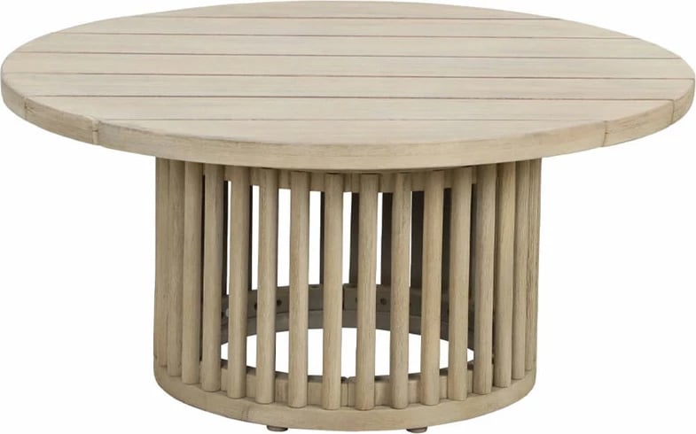 Tavolinë kafeje Sumatra, ngjyrë natyrale, 80x80x38 cm