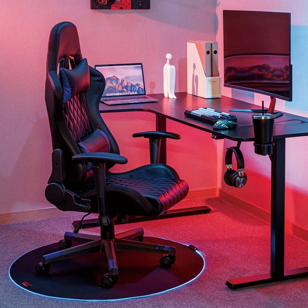 Mbështjellës për karrige gaming nano RS RS171, 100cm, i zi