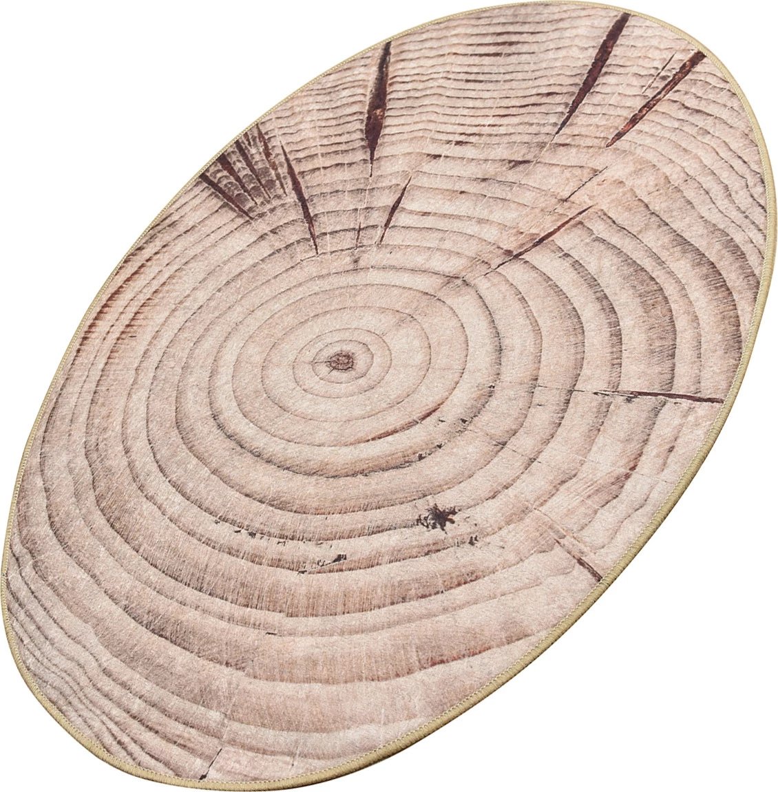 Tapet për banjo Mijölnir, dizajn dru, shumëngjyrësh, 80x120cm