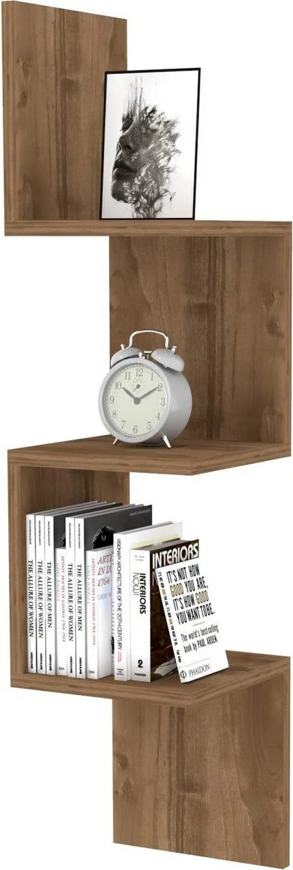 Raft muri Hanah Home, zikzak, ngjyrë arre