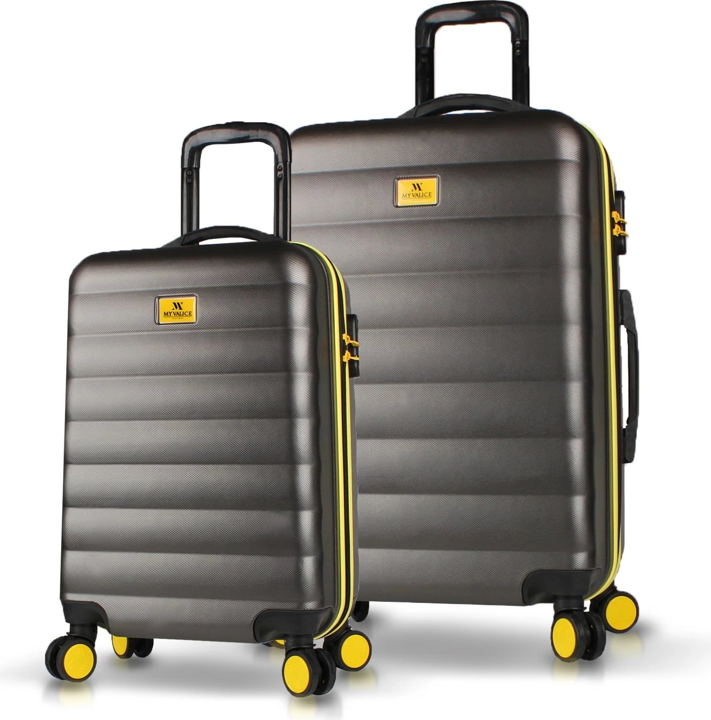 Set valixhesh (2 copë), Zoozie Bags, 6520, ngjyrë antracit