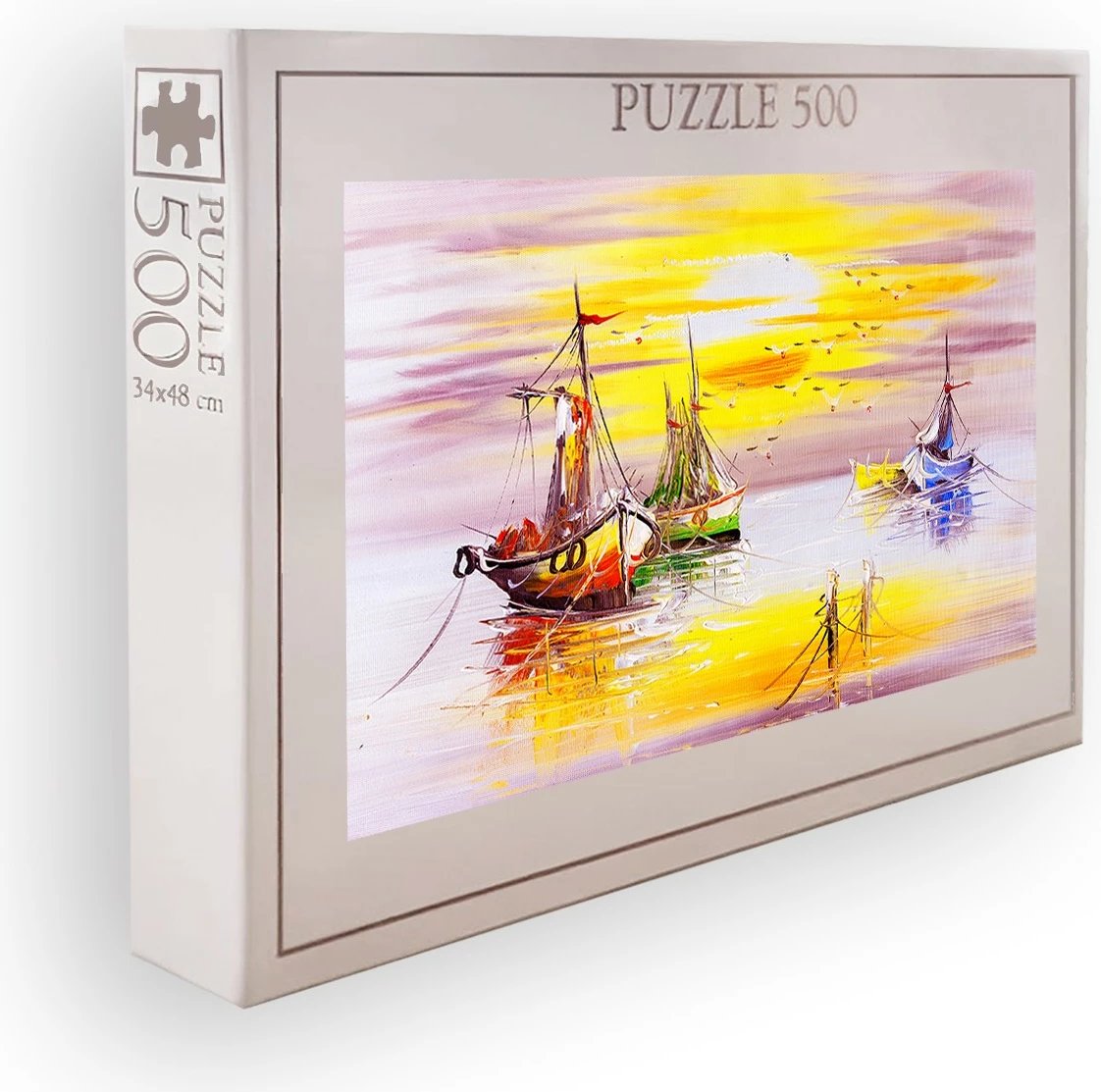 Puzzle 500 copë, Evila Originals, shumëngjyrësh, PZL_0168_500